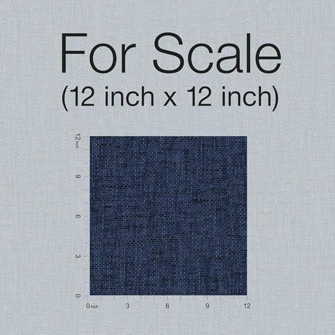 RoomMates RMK11698RL Navy Faux Grasscloth Weave Non-Textured Peel and Stick