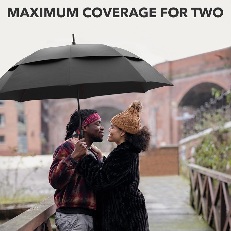 Repel Umbrella Windproof Travel Umbrellas for Rain - Easy Auto Open Close, Durable & Compact Umbrella, Strong Fiberglass Frame, Waterproof Canopy - Backpack, Purse, Portable Umbrella for Travel