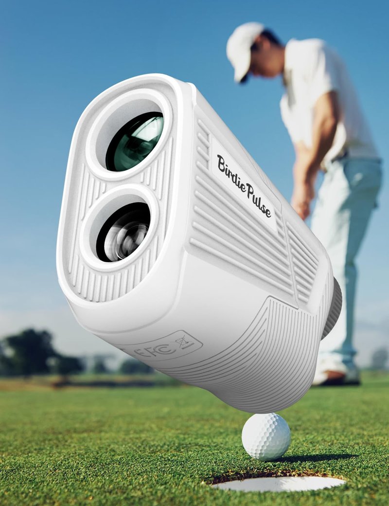Golf Rangefinder with Slope & Magnet，1300 Yards Range Finder for Golf，Flag Locking Vibration，6-6.5X Magnification & HD LCD，Rechargeable Golf Range Finder