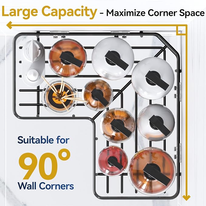 YASONIC Shower Caddy Corner, No Drilling Shower Organizer Corner