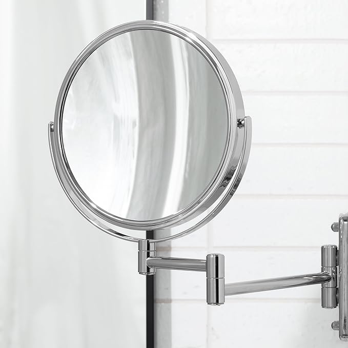 JERDON Wall-Mounted Magnifying Mirror