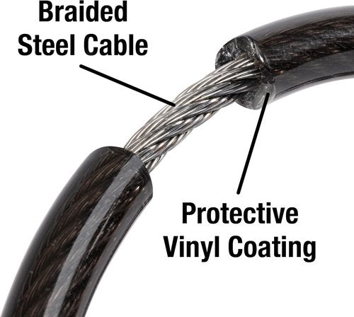 Master Lock Bike Lock Cable - Secure Combination Lock | Durable Black 8143D