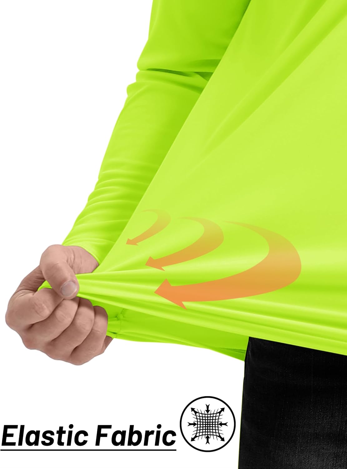 TACVASEN Men's Athletic Long Sleeve Shirt - UPF 50+ Sun Protection | Lightweight Pullover for Outdoor Running