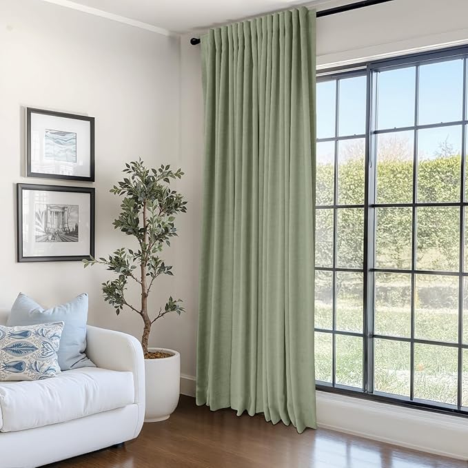 100% Blackout Shield Linen Blackout Curtains