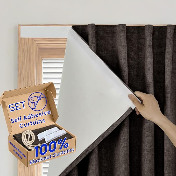 Magic Tape 100% Blackout Curtain
