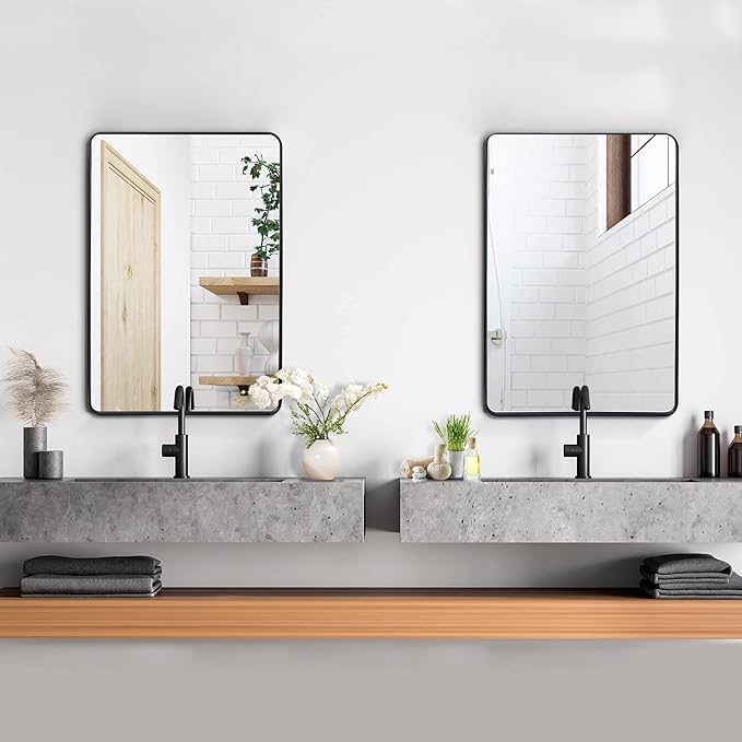 ZenStyle 2 Packs Wall Mount Mirror