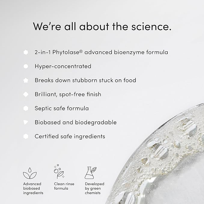Dirty Labs | Dishwasher Detergent and Booster | Aestival Scent | 48 Loads (1 lb) | Ultra Clean, Spot Free, Quick Wash Optimized | Hyper Concentrated