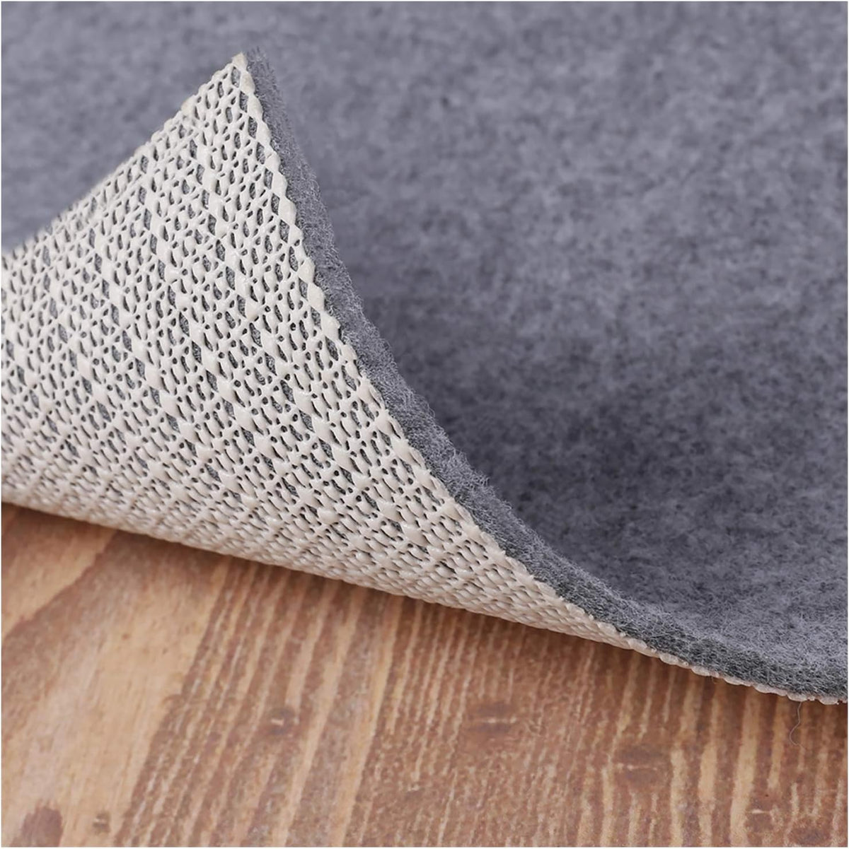 Non Slip Rug Pad Grippers - 9x12, 1/8" Thick, (Felt + Rubber) Double Layers Area Carpet Mat Tap, Provides Protection and Cushioning for Hardwood or Tile Floors