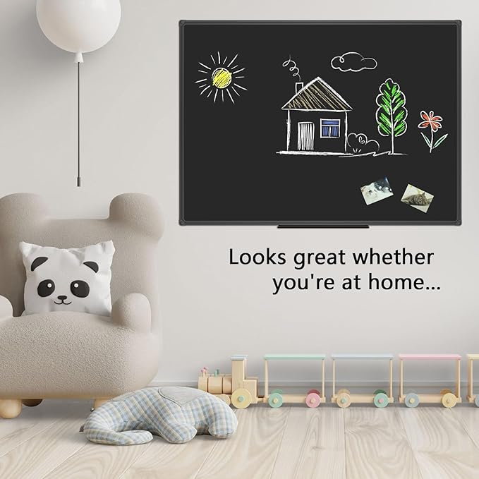 JILoffice Magnetic Chalkboard/Black Board 48 x 36 Inch