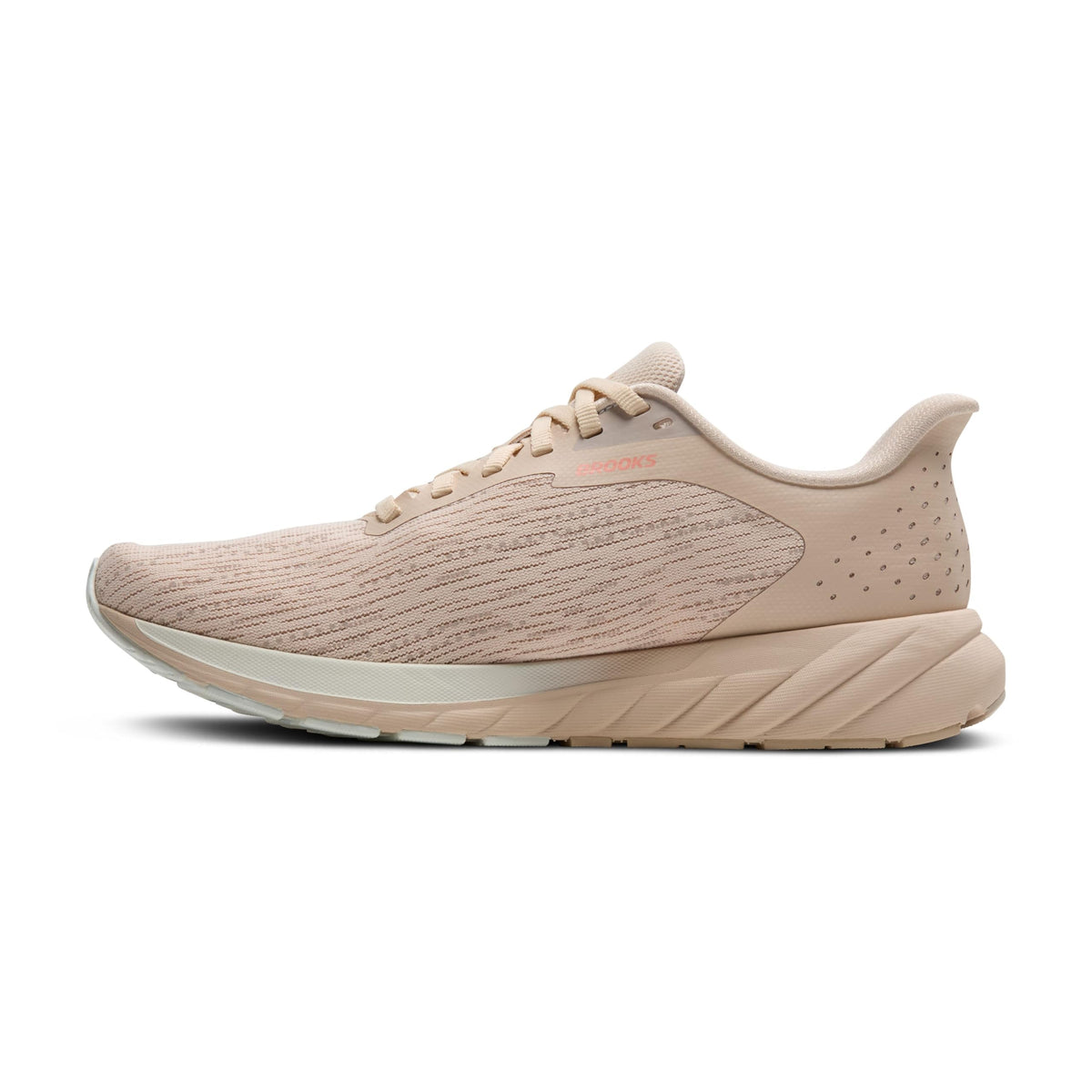 Brooks Women’s Anthem 7 Neutral Running Shoe - Almond/Grey/Desert Flower - 9 Medium