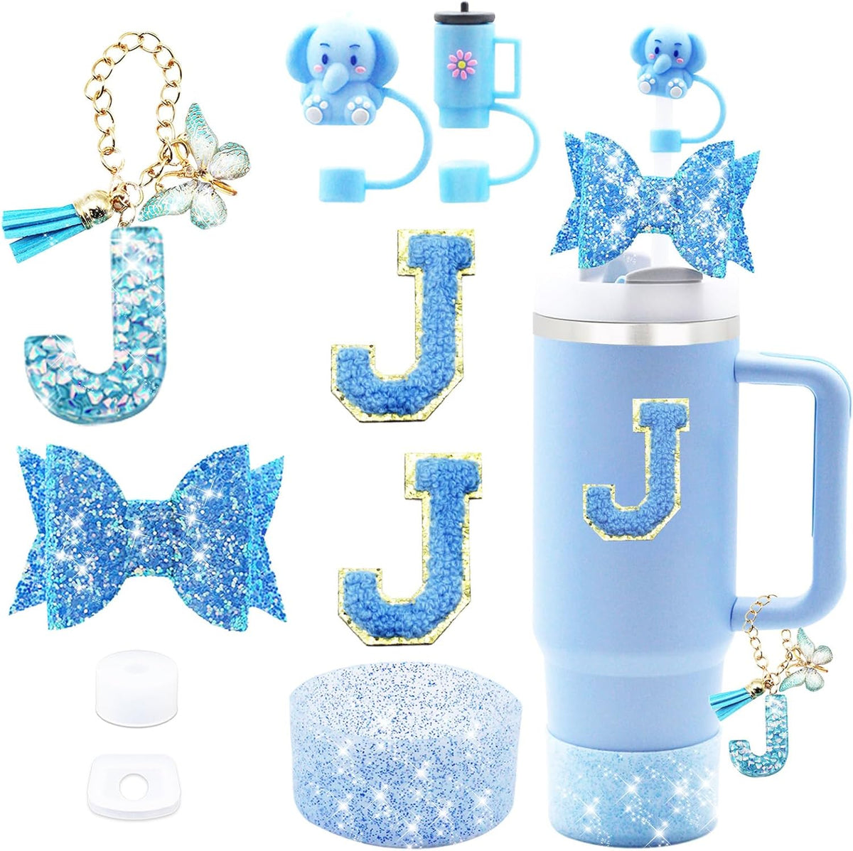 Stanley 9PCS Cup Accessories Set - Includes Straw Cover, Spill Proof Stopper & Handle Charm | Perfect for 30oz & 40oz Cups
