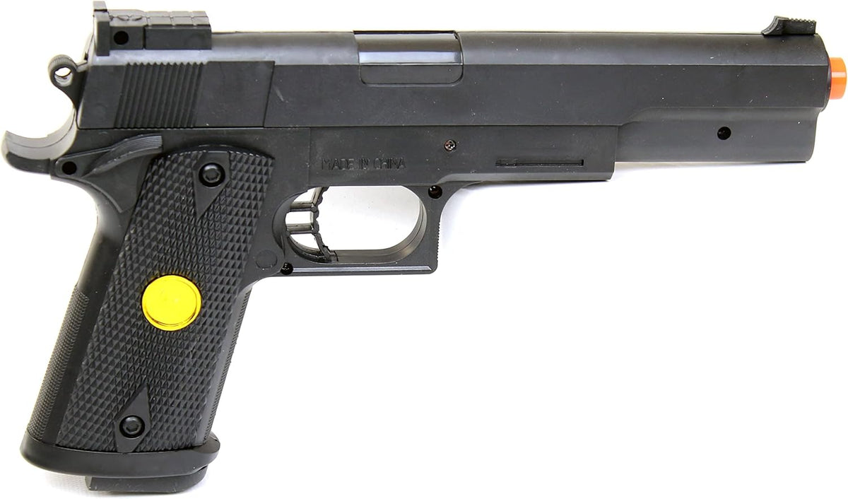 BBTac 1911 Dual Spring Airsoft Pistols - High Performance 260 FPS Handguns | 2-Pack for Target Shooting & Tactical Play