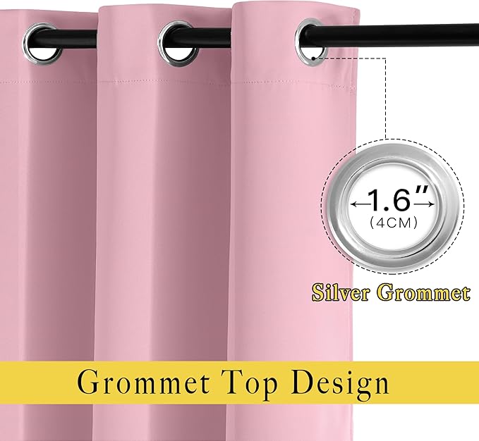 NICETOWN Room Darkening 84 inch Curtain