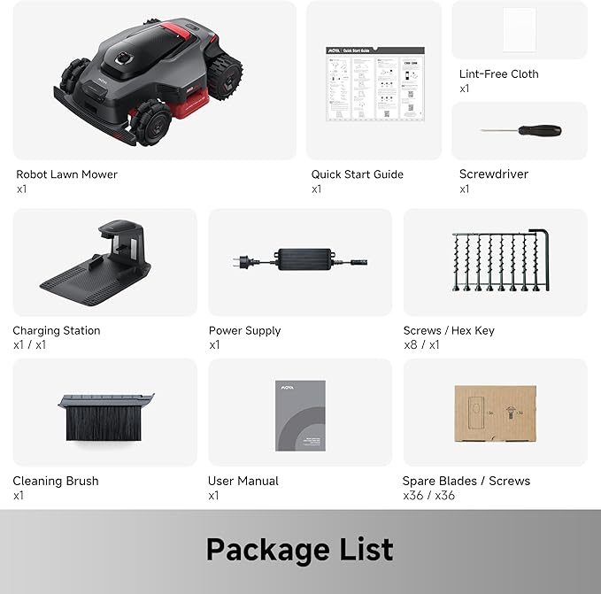 MOVA LiDAX Ultra 3000 AWD Robot Lawn Mower Wire Free RTK Free for up to 0.75 Acre*Dual Maps, 360° 3D LiDAR & AI Dual Vision Mapping, Robotic Mower with 4G, for 80% Slopes, Cutting Height 1.2”–3.9“