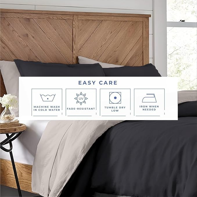Kotton Culture 1 Pc Custom Size Duvet Cover Only -100% Egyptian Cotton Sateen 600 Thread Count Ultra Soft Premium Durable Comforter Cover Zipper Closure & Corner Ties (Blended Grey, Custom)