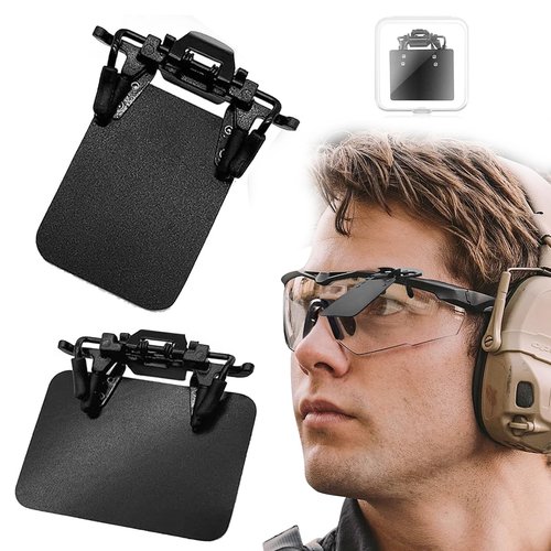 Pacify 2 PCS Shooting Glasses Blinders, International Standard Shooting Glasses Occluder Clip Patch for Shooting Archery Aim Assistance