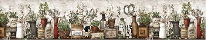 Farmhouse Peel and Stick Wallpaper Border