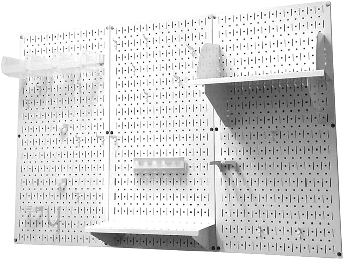 Wall Control Pegboard Organizer 4 ft. Metal Standard Tool Storage Kit