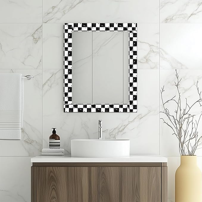 HOMETITUTE Wallpaper Border Peel and Stick Wall Border 4x196 Inch Grunge Black
