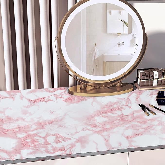 Abyssaly Glossy Marble Contact Paper