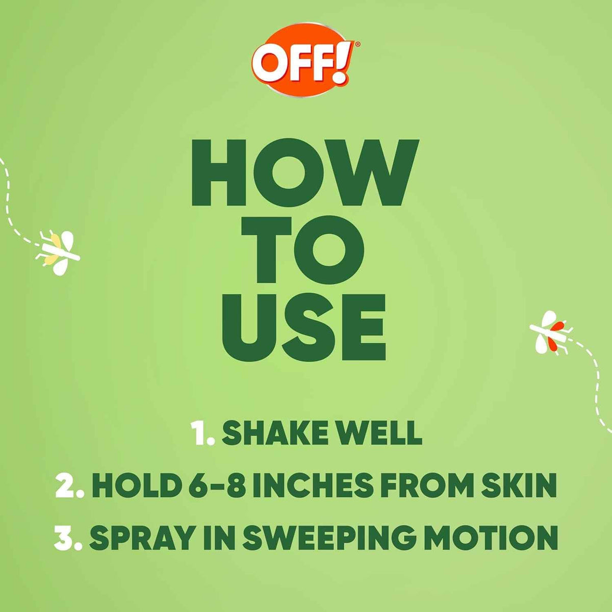 OFF! Deep Woods Mosquito & Tick Repellent Spray - 4 Oz, Non-Greasy, 2 Pack