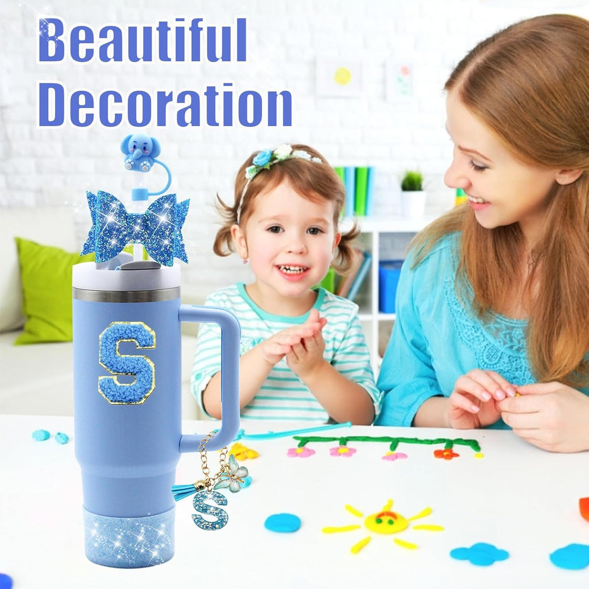 Stanley 9PCS Cup Accessories Set - Includes Straw Covers, Spill Proof Stopper & Handle Charm | Fits 30oz & 40oz