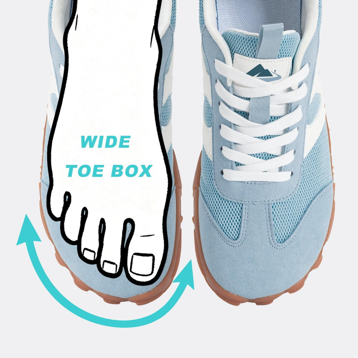 Skiennix Barefoot Sneakers - Minimalist Trail Running Shoes for Men & Women | Wide Toe Box, Perfect for Hiking & Biking
