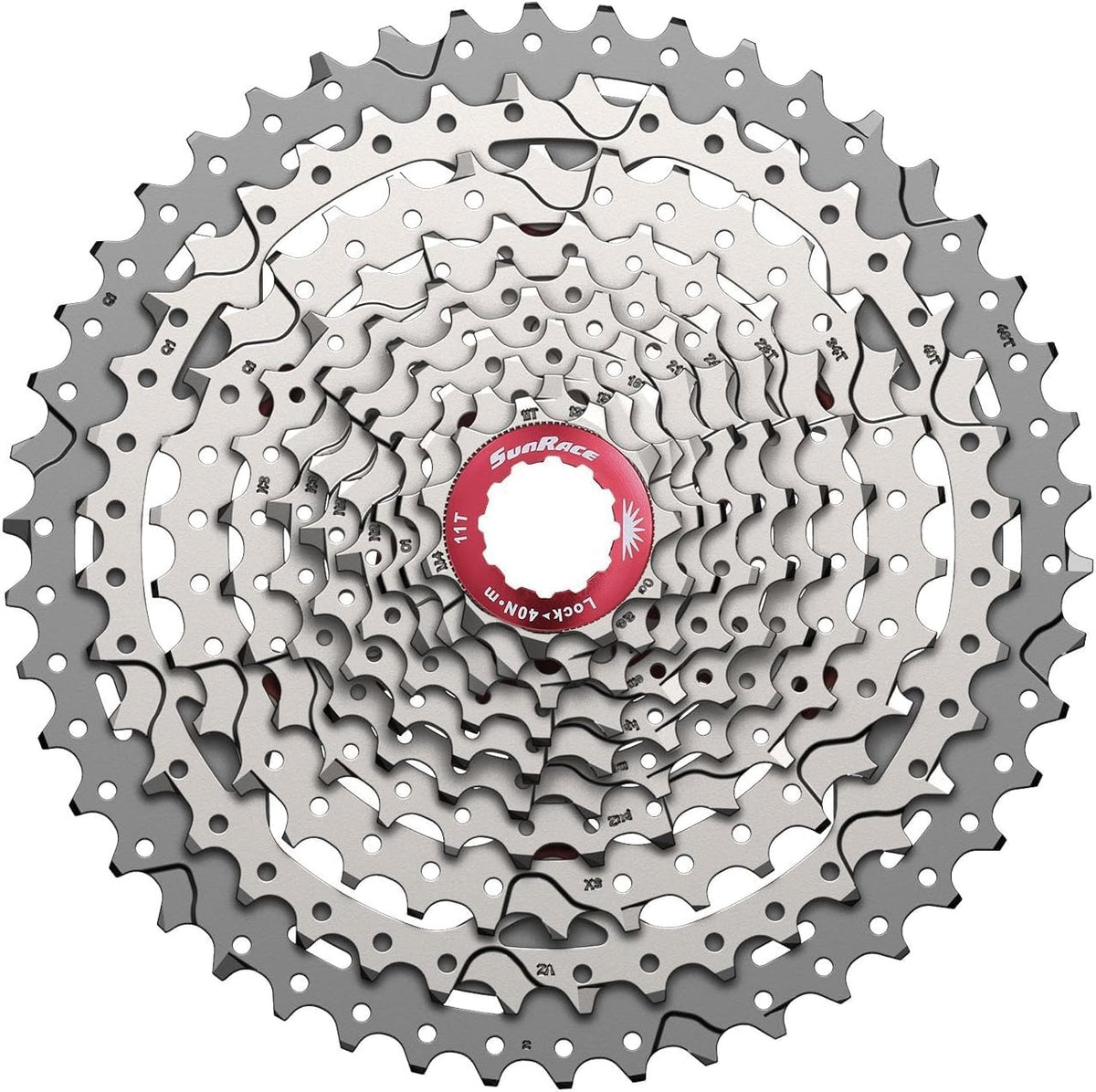 SunRace CSMX3 10-Speed Cassette for Adults - 1146T Unisex Bike Gear