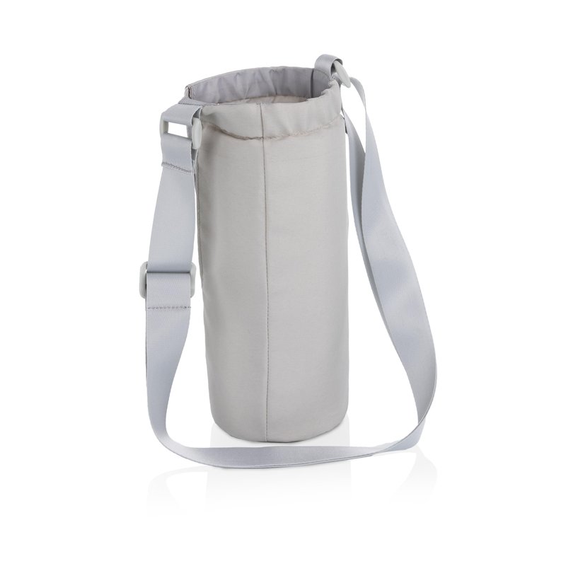 PICNIC TIME Eclipse 40 oz Tumber Tote, Drink Carrier Crossbody Bag, Water Bottle Holder with Shoulder Strap and Phone Pocket, (Gray)