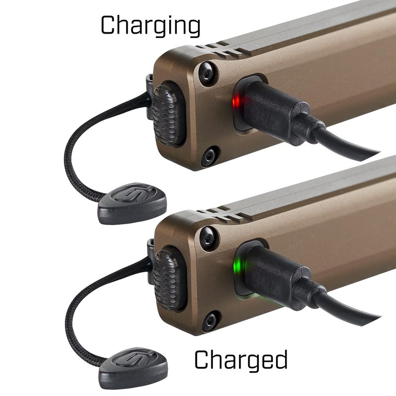Streamlight 88813 Wedge XT 500-Lumen 1,900-Candela Flat Everyday Carry Flashlight, Includes USB-Cable and Pocket Lanyard, Coyote