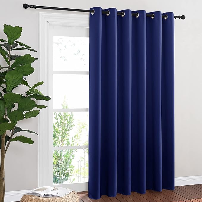 NICETOWN Sliding Glass Door Curtain Panel, Home Decoration Privacy & Noise