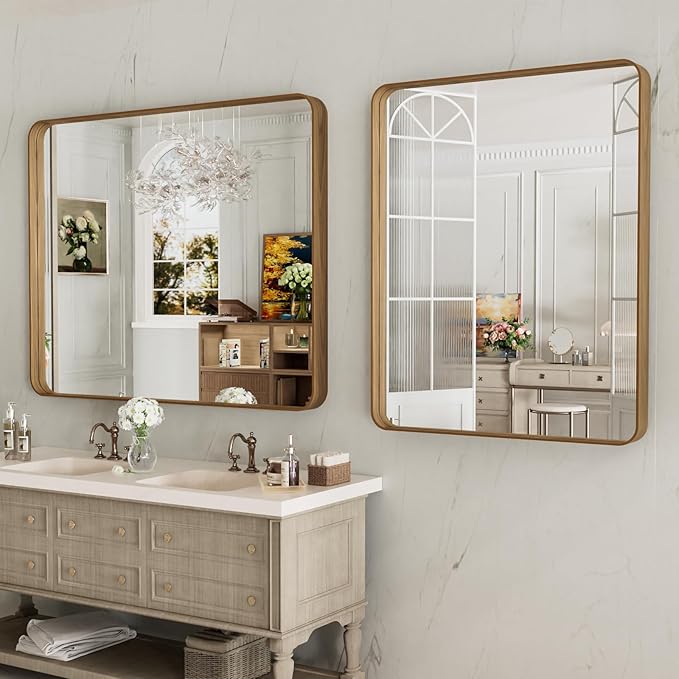 LOAAO 40X36 Inch Bathroom Mirror