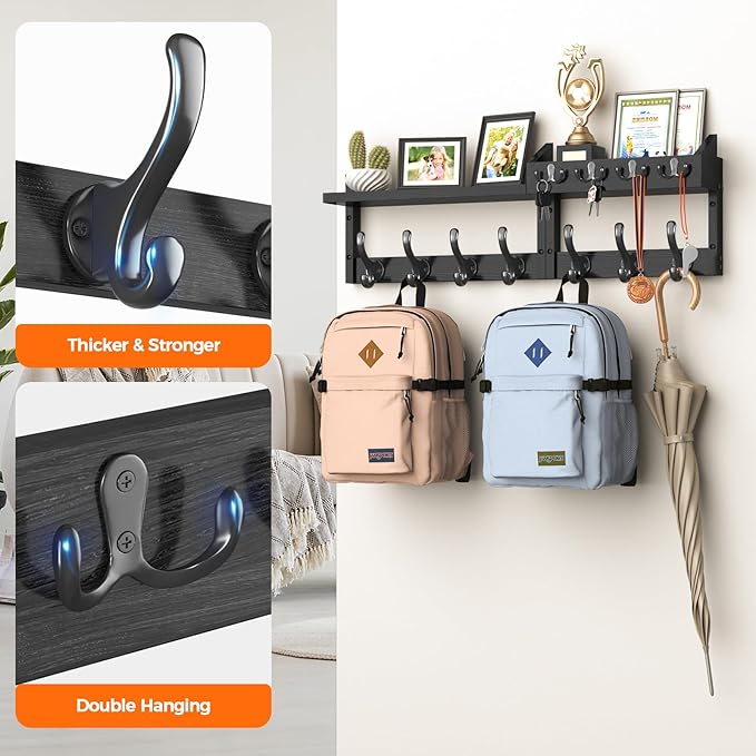 Evermagin 29" Coat Rack Wall Mount