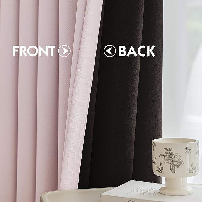 FMFUNCTEX 100% Blackout Curtains