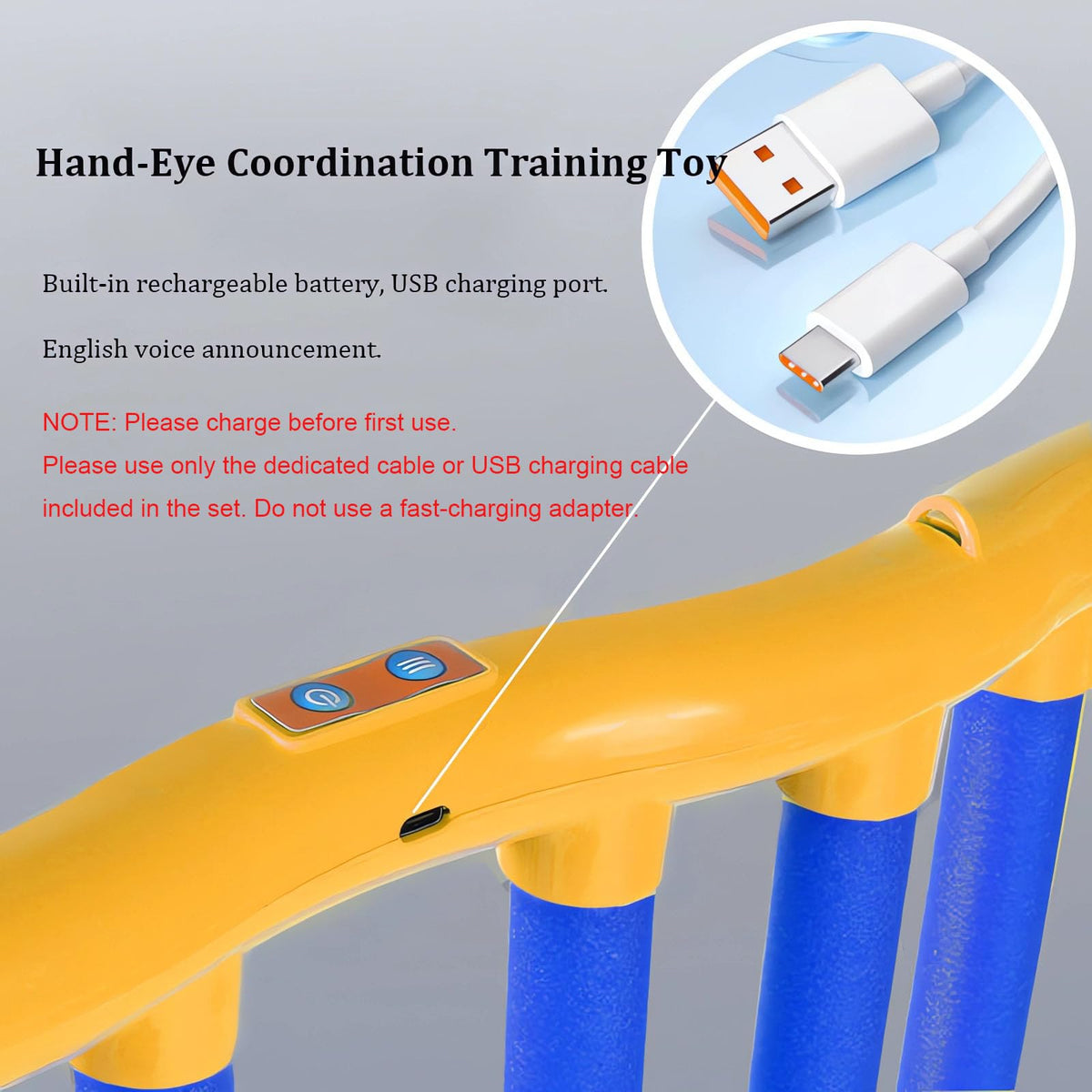 Tendry Reflex Drop Sticks Challenge Game, Hand Eye Coordination Training Toy, Upgrade Remote Control 3 Adjustable Speed