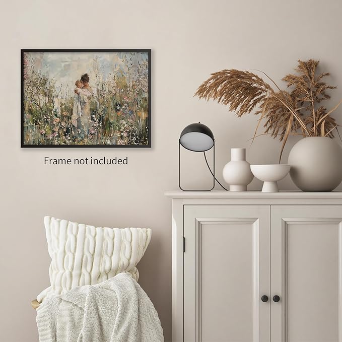rumlud Nature Flower Poster Vintage Botanical Floral Wall Art Antique