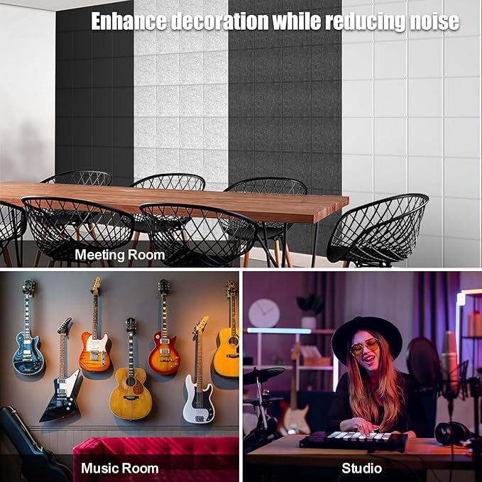 Sonicism 22 Pack Acoustic Wall Panels