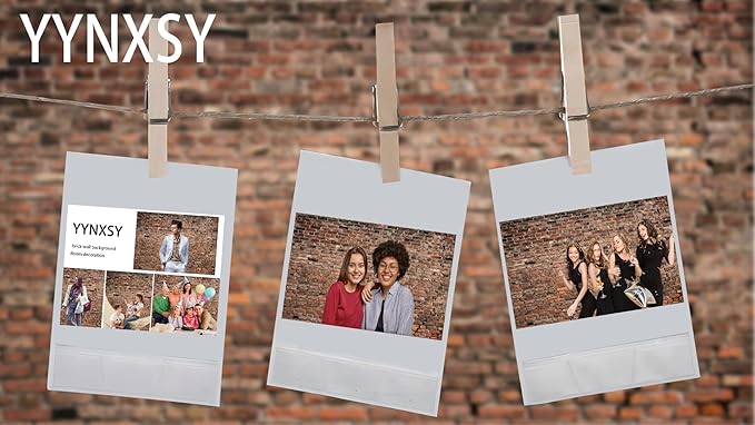 YYNXSY 7X5FT Large Fabric Brick Background