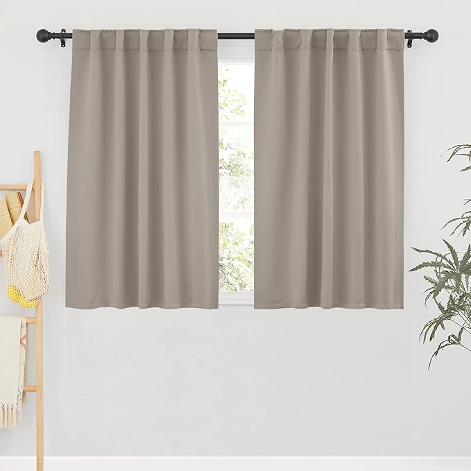 RYB HOME Blackout Curtains for Bedroom, Window Shades Thermal Insulating