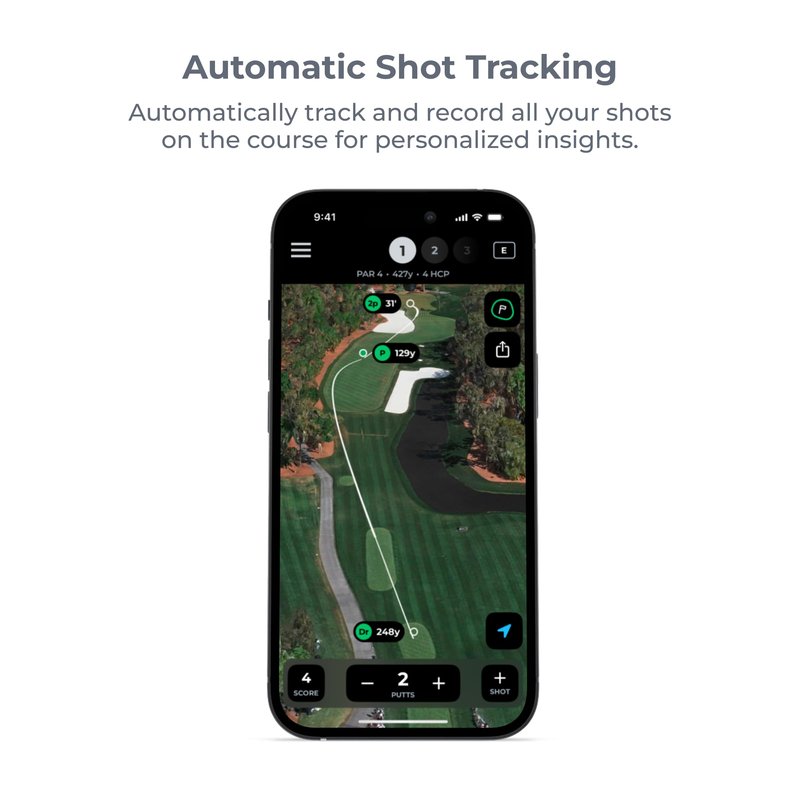 Arccos Smart Sensors: Automatic Golf Game Tracking System, A.I. Powered Caddie, A.I. GPS Rangefinder & Smart Club Distances