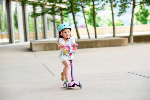 Micro Kickboard Mini Kids Scooter - Adjustable T-Bar, Lean-to-Steer Design | For Ages 2-5, Up to 110 lbs