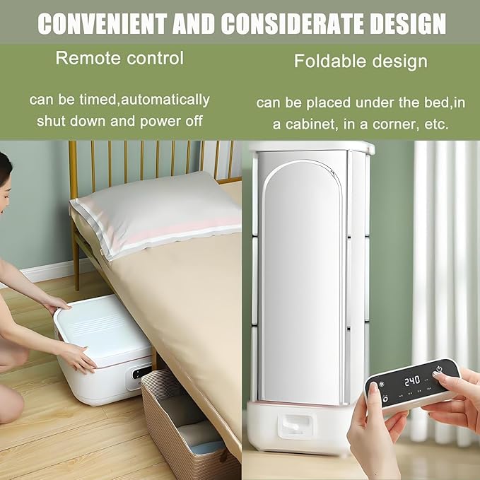 Upgraded Garment Steamers, Vertical Steam Iron Automatic Steam Closet Folding Clothes Machine, Control Electric Clothes Drying Rack for Clothes Fabric