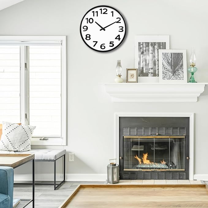 Crosstime 20 Inch Large Wall Clock