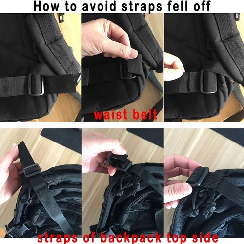 CtopxCone 25L Small Military Tactical Backpacks For Men Camping Hiking Trekking Daypack With Bottle Pouch Bug Out Bag Lage MOLLE DayPack - 25L Heart Print Work Pack Daily Backpack