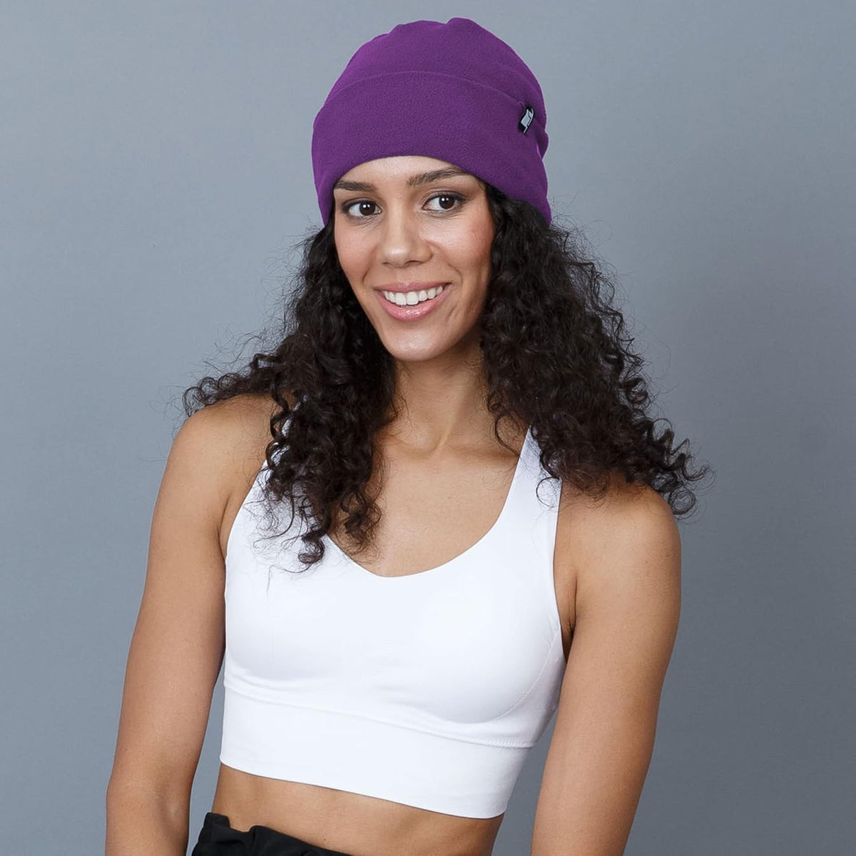 The Hat Depot Fleece Winter Functional Beanie Hat Cold Weather-Reflective Safety for Everyone Performance Stretch