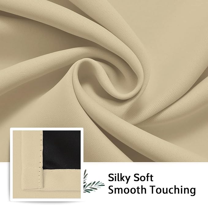 SimpleHome 100% Blackout Curtains