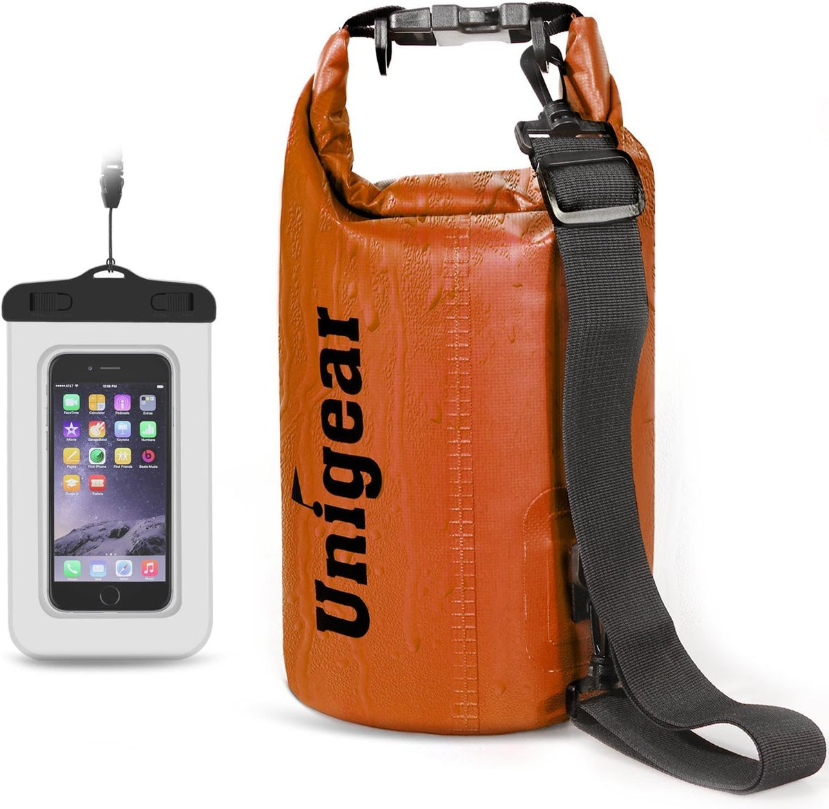Unigear Waterproof Dry Bag - Lightweight Floating Design for Kayaking, Boating, Fishing | 2L/5L/10L/20L/30L/40L