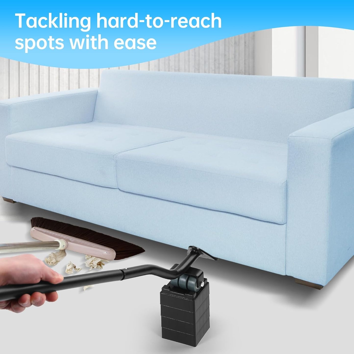 Furniture Lifter Tool, Appliance Lifter, Save 80% Effort, Lift Up to 800 Pounds Heavy Items, Furniture Lifter Jack for Heavy Furniture Appliance, Safely and Easily