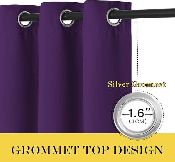 NICETOWN Blackout Window Curtain Panel