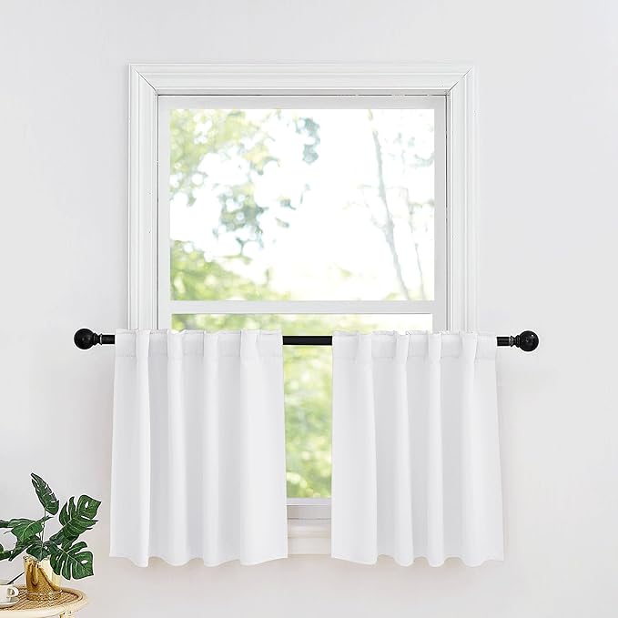 RYB HOME Small Window Curtains